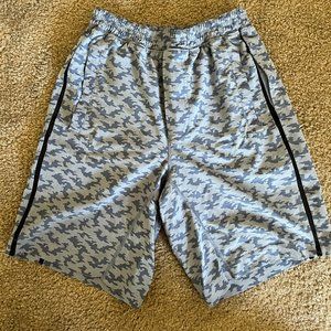 Lulu Lemon Camo Blue Shorts